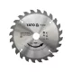 YATO Fűrésztárcsa folytonos 160/24T/20mm (YT-60480)