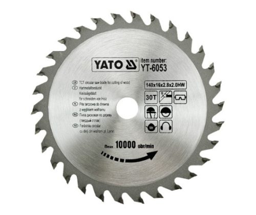 YATO Fűrésztárcsa fához 140/16/30 (YT-6053)