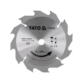   YATO Fűrésztárcsa fához 170 x 16 x 2,2 mm / 12T (YT-60582)