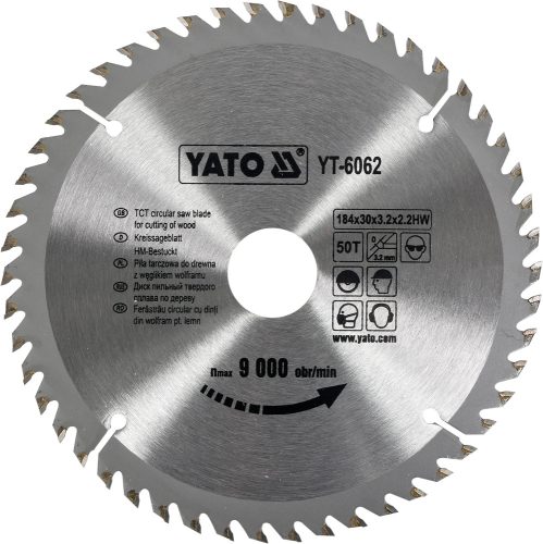 YATO Fűrésztárcsa fához 184/30/50 (YT-6062)