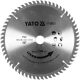 YATO Fűrésztárcsa PVC-hez 185 x 20 x 1,5 mm / 60T (YT-60627)