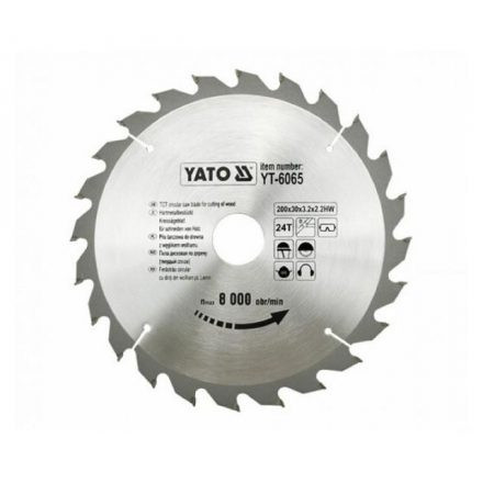 YATO Fűrésztárcsa fához 205/18/24 (YT-6066)