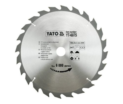 YATO Fűrésztárcsa fához 300/30/24 (YT-6075)