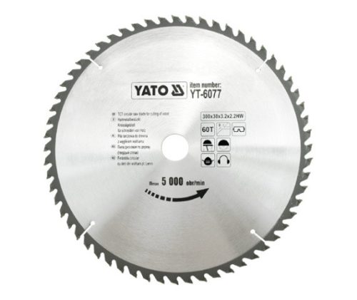 YATO Fűrésztárcsa fához 300/30/60 (YT-6077)