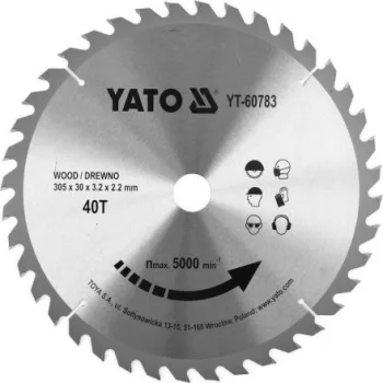   YATO Fűrésztárcsa fához 305 x 30 x 2,2 mm / 40T (YT-60783)