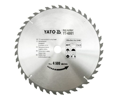 YATO Fűrésztárcsa fához 350/30/40 (YT-6081)