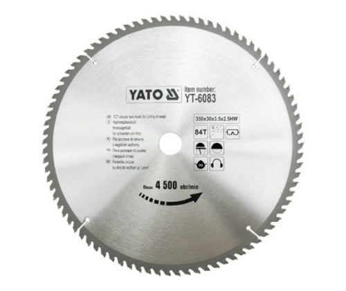 YATO Fűrésztárcsa fához 350/30/84 (YT-6083)