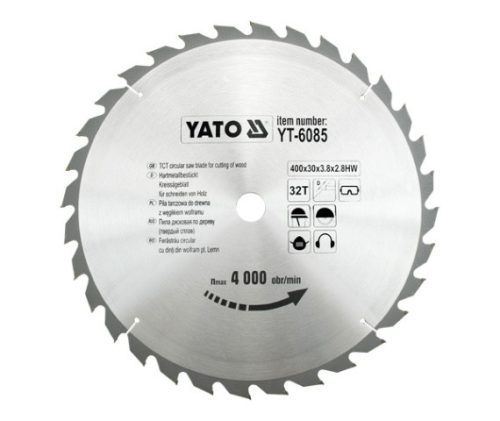 YATO Fűrésztárcsa fához 400/30/32 (YT-6085)
