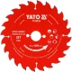 YATO Körfűrésztárcsa fához 140 × 20 mm, 24 fog, TCT keményfém, PTFE bevonattal (YT-608730)