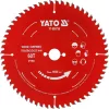 YATO PTFE-bevonatú keményfémlapkás körfűrészlap fához, 185 × 20 mm, 60 fog (YT-608736)