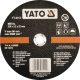 YATO Vágókorong fémre 230x3,2x22 mm (YT-6112)