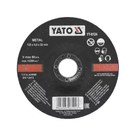 YATO Tisztítókorong fémre 125 x 6,0 x 22,2 mm (YT-6124)