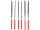 YATO Tűreszelő készlet 6 részes 3 x 140 mm (YT-6160)