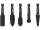 YATO Famegmunkáló forgóráspoly készlet HEX, 1/4" , 5 db(YT-61747)