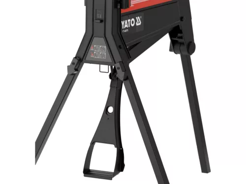 YATO Lábbal működtethető mobil satu 0–955 mm, 10 kN szorítóerő, 300 kg terhelhetőség (YT-64970)