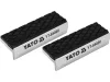 YATO Puha mágneses satupofa alumínium testtel és gumibetéttel, 75 × 30 × 10 mm, 2 db (YT-65000)