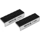 YATO Puha mágneses satupofa alumínium testtel és gumibetéttel, 75 × 30 × 10 mm, 2 db (YT-65000)
