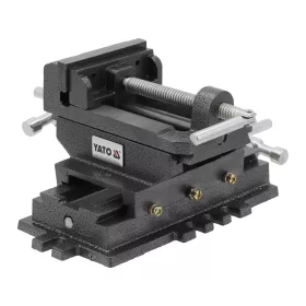   YATO Keresztszános gépsatu 100 mm, kétirányú állítással, öntöttvas kivitelben (YT-65075)