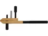 YATO Kézi satu precíziós munkákhoz, 10 mm-es sárgaréz pofával, 13 mm (YT-65085)