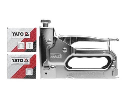 YATO Tűzőgép 6-14 mm+kapcsok (3-féle kapocshoz alkalmas)  (YT-7000)