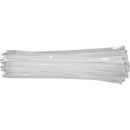 YATO Kábelkötegelő fehér 350 x 7,6 mm (50 db/cs) (YT-70632)