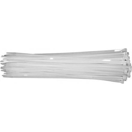 YATO Kábelkötegelő fehér 430 x 7,6 mm (50 db/cs) (YT-70634)