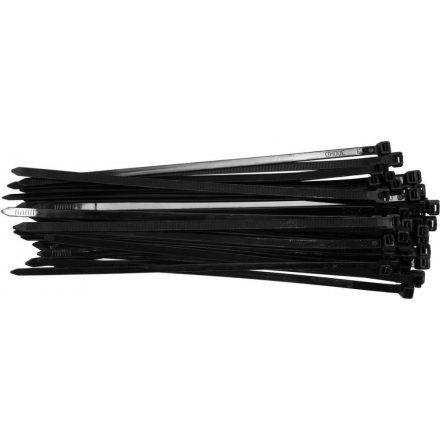 YATO Kábelkötegelő fekete 300 x 7,6 mm (50 db/cs) (YT-70651)