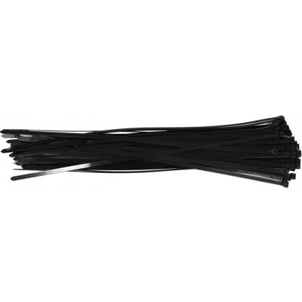 YATO Kábelkötegelő fekete 760 x 12,6 mm (50 db/cs) (YT-70659)