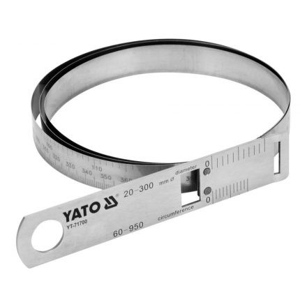 YATO acélszalag kerület és átmérő méréséhez 60-950 mm (YT-71700)