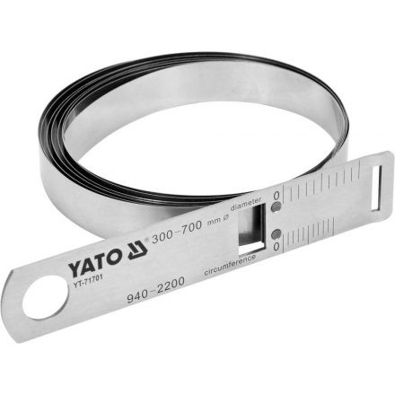 YATO acélszalag kerület és átmérő méréséhez 940-2200 mm (YT-71701)