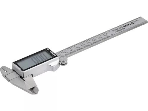 YATO Digitális tolómérő 150 mm, nagyméretű (2,4")  kijelzővel  (YT-72020)