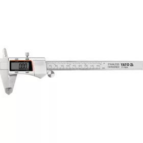   YATO Digitális tolómérő 150 mm,  megvilágított kijelzővel (YT-72030)