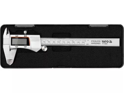 YATO Digitális tolómérő 150 mm,  megvilágított kijelzővel (YT-72030)