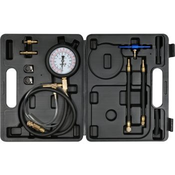   YATO ÜZEMANYAG BEFECSKENDEZŐ NYOMÁSMÉRŐ KÉSZLET 10 RÉSZES 7 BAR (YT-73023)