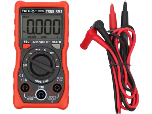 YATO Digitális multiméter  RMS LCD 4000 (YT-730894)