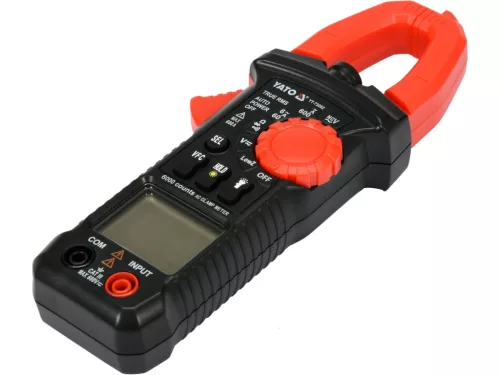 YATO Lakatfogó multiméter True RMS AC 600 A, 600 V, NCV, LowZ és VFC funkcióval (YT-73092)