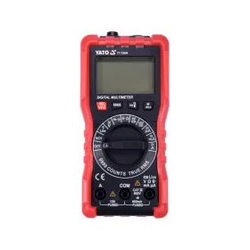   YATO Digitális multiméter True RMS, 600 V, 10 A, NCV, VFC szűrővel és automata méréshatárral (YT-73094)