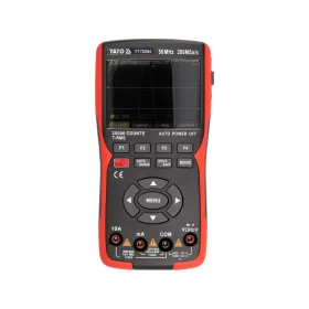   YATO Kézi oszcilloszkóp és multiméter 3 az 1-ben – 50 MHz, 2 csatorna, True RMS (YT-730944)