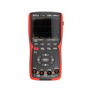   YATO 3 az 1-ben Oszcilloszkóp, Multiméter és jel-generátor,  280MSA/A 50MHZ (YT-730944)