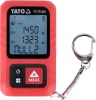 YATO Lézeres távolságmérő 30 m, kulcstartó, 9 mérési mód, IP65 (YT-731244)