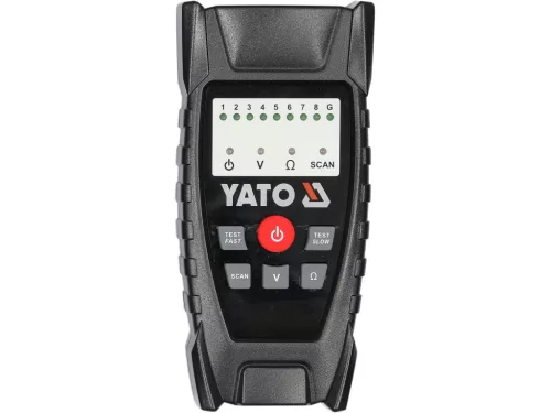YATO Kábelkereső és hálózati kábelteszter RJ11/RJ45, >1 km jelátvitel, adó-vevő (YT-73137)