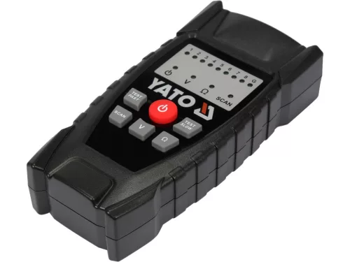 YATO Kábelkereső és hálózati kábelteszter RJ11/RJ45, >1 km jelátvitel, adó-vevő (YT-73137)
