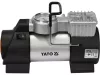 YATO Autós kompresszor 12 V, 180 W, 40 l/perc, 10 bar, LED lámpával és manométerrel (YT-73460)