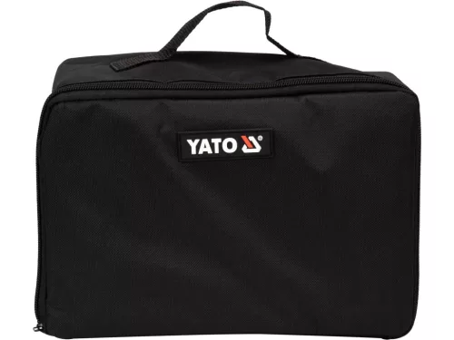 YATO Autós kompresszor 12 V, 180 W, 40 l/perc, 10 bar, LED lámpával és manométerrel (YT-73460)