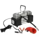 YATO Autós kompresszor 12 V, 250 W, 60 l/perc, 10 bar, két hengerrel, LED lámpával (YT-73462)