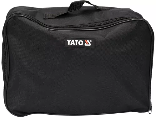 YATO Autós kompresszor 12 V, 250 W, 60 l/perc, 10 bar, két hengerrel, LED lámpával (YT-73462)