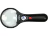 YATO Kézi nagyító LED és UV világítással, 3× / 45×, 75 és 20 mm-es lencsével (YT-73845)