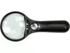 YATO Kézi nagyító LED és UV világítással, 3× / 45×, 75 és 20 mm-es lencsével (YT-73845)