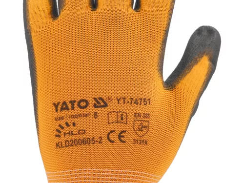 YATO Munkavédelmi kesztyű PU mártott (YT-74751)