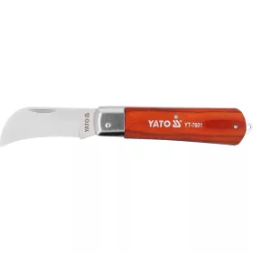 YATO Összecsukható ívelt pengés zsebkés 75mm (YT-7601)